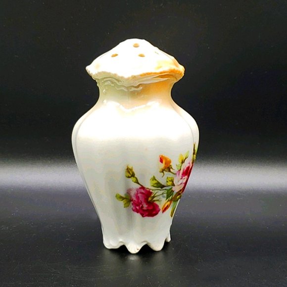 Antique Sugar Shaker Muffineer Victorian Floral - Picture 2 of 9